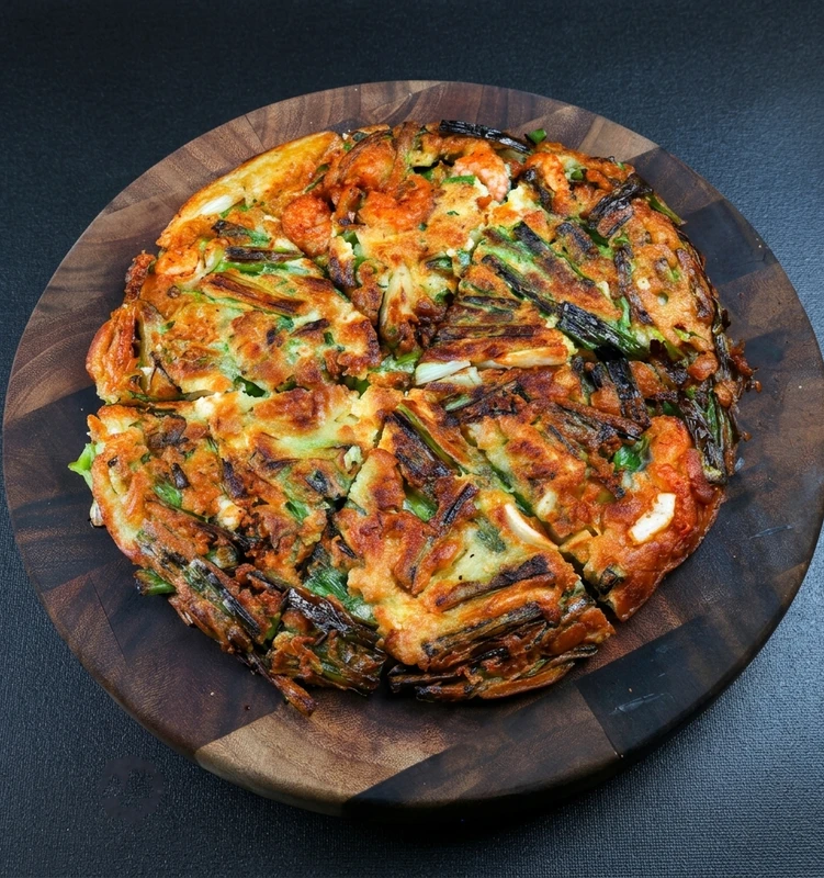 Korean jeon savory pancakes at Hanyang Korean Restaurant Calgary
